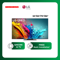 LG QNED86 AI Smart TV 120Hz HDR10 4K UHD 55 / 65 / 75 / 86 inch webOS 24