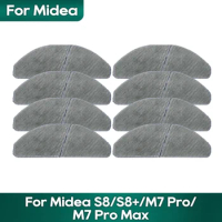 Compatible For Midea S8 / S8+ / M7 Pro / M7 Pro Max Mop Cloth Wipe Rag Robot Vacuum Cleaner Replacement Spare Parts Accessories