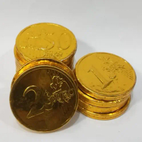 Naraya Gold Coin Chocolate 1 Kg (Coklat bentuk koin warna emas )