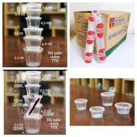 (Lốc 100) Hủ đựng sốt, , đựng nước chấm , đựng tương ớt 1,5oz ,2oz , 2,5oz , 3,5oz , 4oz, 5,5oz nắp 