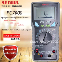 Sanwa PC7000 Digital Multimeters/High accuracy/High resolution (PC Link); Dual Data Display True RMS Multimeter Temperature Test