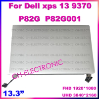 For Dell XPS 13 9370 p82g p82g002 LCD Screen Touch Assembly Display 1920*1080 FHD 3840*2160 UHD Silver Roes Gold Fully tested