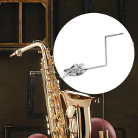 Sheet Music Clip Stand, Saxophone Marching Clip Holder, Metal Sax Marching Lyre