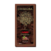 即期品【Cocoacara】波蘭精選77%純黑巧克力100g/片(效期：2024/08/31)