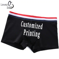 Boxer Underwear Men Custom printing cotton boxer shorts undewear Men's Panties Shorts Man Underpants Mens Boxers For Men