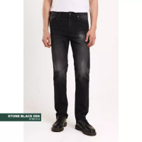 Used Jeans Used 1968 - 515 Celana Panjang Pria Denim Regular Fit Stone Black