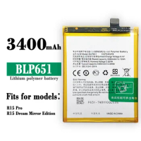 High Quality Replacement Battery For OPPO BLP651 R15 Pro 3400mAh Mobile Phone Built-in New Lithium Batteries