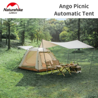 Naturehike Camping Ango Automatic Tent Portable 3-4 Person Outdoor Picnic Quick Open Sunscreen Rainproof Canopy Tent UPF50+