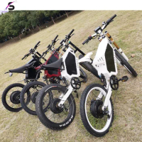 ST 26 Inch Fat Tire Off Road All Terrain Full Suspension Mountain Electric Bike 72V 5000W Top Speed 80-90KM/H