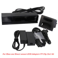 2021 For Xbox One Kinect Sensor 2.0 3.0 Version+AC Adapter+TV Clip Kit For Windows PC For XBOX ONE S/X Kinect Adaptor