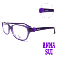 【ANNA SUI 安娜蘇】戀之玫瑰造型光學眼鏡-神秘紫(AS625-721)