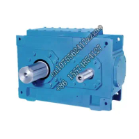 industrial heavy-duty transmission two three stage helical bevel turbine cylindrical harden gear speed reducer reduction gearbox