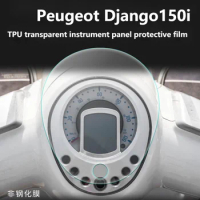 Motorcycle Instrument Film Tpu Transparent Protection Code Meter Screen Display Anti Scratch for Peugeot Django 150
