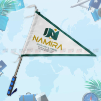 Cetak Bendera Custom Tour Guide, Custom Bendera Segitiga, Travel, Umroh, Haji 02
