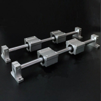 Roller linear SCS12UU untuk mesin CNC, projek DIY, blok gelongsor roller linear, 12 mm, pek 4