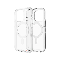 【Gear4】iPhone 13 Pro 6.1吋 D3O Crystal Palace Snap 水晶透明-抗菌軍規防摔保護殼(透明磁吸款)