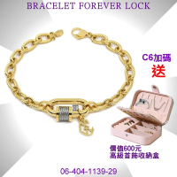 CHARRIOL夏利豪 Bracelet Forever Lock永恆之鎖手鍊金色款 C6(06-404-1139-29)