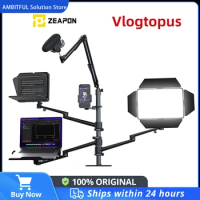 Zeapon Vlogtopus Desk Mount Kit Equipment Tree Thousand-hand Bracket Desktop Live LED Light Monitor Extension Arm Bracket
