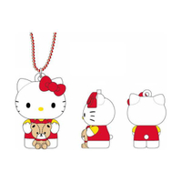 【震撼精品百貨】Hello Kitty 凱蒂貓日本三麗鷗sanrio KITTY PVC娃娃吊飾-紅*56688