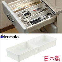 asdfkitty*日本製 INOMATA  抽屜收納盒-寬長型 分格 整理收納盒 抽屜整理盤