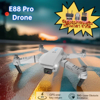 โดรน FPV E88 Pro 2025 กล้องคู่ 4K WiFi บินไกล ควบคุมแอปได้จริง! ของเล่นทหารสุดเท่
