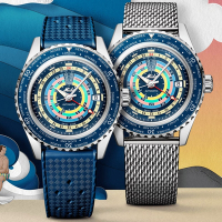 MIDO美度 官方授權 OCEAN STAR海洋之星 彩虹圈 復古特別版 潛水機械腕錶 母親節 禮物 40.5mm/M0268291704100