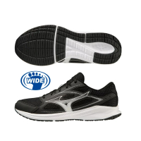 MIZUNO 美津濃 慢跑鞋 男鞋 女鞋 運動鞋 緩震 一般型 寬楦 MAXIMIZER 26 黑 K1GA240003