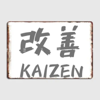 Kaizen Poster Metal Plaque Cinema Garage Pub Garage Designing Mural Painting Tin Sign Posters