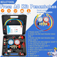 Aircond Meter Set R134a R22 R12 R404a FRIDGERefrigerant PRESSURE METER CHECK Diagnostic SHOCKPROOF D