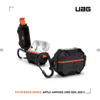 【UAG】AirPods 3 耐衝擊防水防塵硬式保護殼-黑(UAG)