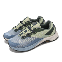 【MERRELL】越野跑鞋 MTL Long SKY 2 女鞋 藍 綠 反光 抓地 耐磨 郊山 健行 運動鞋(ML068228)