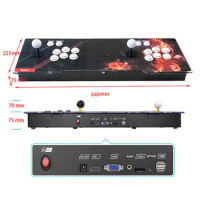 High Quality Pandoras Arcade Box 4710 In 1 Game 26 Pieces 3D Game Video Joystick Button Retro Game Console Arcade