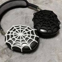 ECHOME Airpods Max Case Heart Shaped Spider Web Headphone Case Original Airpods Max Replica Case Y2k Decoration Earphone Cover