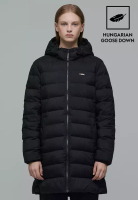 National Geographic 女裝MILVUS輕便中長版連帽羽絨外套