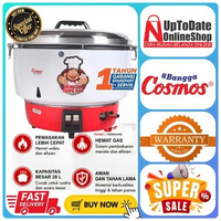 GAS RICE COOKER COSMOS 20 LITER PENANAK NASI GAS CRJ3020 / CRJ 3020 G CRJ-3020 MAGIC COM KAPASITAS B