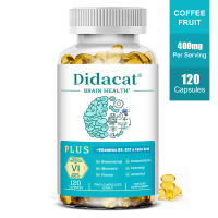 Didacat Vitamin B6 + B12 Supplement, 3.4 MG Per Serving, Contains Coffee Fruit Extract And Phosphati