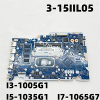GS454 GS554 GV450 GV550 NM-D031 For Lenovo Ideapad 3-15IIL05 Laptop Motherboard 5B20S44268 I3-1005G1 I5-1035G1 I7-1065G7 4G