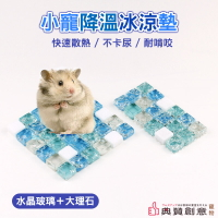 小寵降溫冰涼墊 倉鼠冰涼水晶床 倉鼠、豚鼠、金絲熊等小寵皆適用