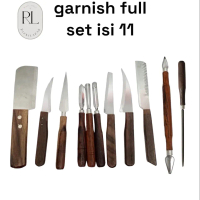 Set Pisau Garnish Isi 11 Buah, Pisau Ukir Buah dan Sayur, Pisau Tumpeng, Pisau Carving, Pisau Garnis