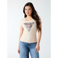 เสื้อยืดผู้หญิง รุ่น W6GI19K3042 - สีเบจ