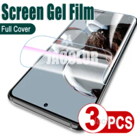3Pcs Full Cover Hydrogel Film For Xiaomi 12T Pro 12 12X Mi 11 Lite 5G NE 11 Ultra Front Screen Gel Protector Soft Film 12Lite