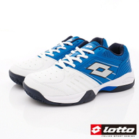 ★LOTTO樂得義大利專業運動男鞋-專業運動鞋款-LT8AMT6806白/藍(男段)