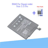 iSkyams 1x Original Note3 BM46 Battery For Xiaomi Redmi Note 3 Battery For Red mi Note 3 Prime Pro Batteries + Tools Kit