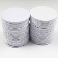 50Pcs/Lot NFC 215 13.56Mhz Stickers Adhesive Coin Cards Tags Labels Diameter 25mm for TagMo Amiibo