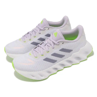 【adidas 愛迪達】慢跑鞋 Switch Run W 女鞋 白 紫 透氣 緩衝 微厚底 路跑 運動鞋 愛迪達(IF5734)