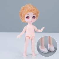 16cm BJD Doll Boy Naked Body Makeup DIY BJD Dolls Toy