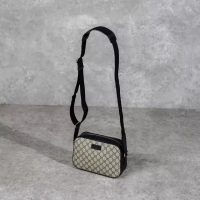 Gucci Tas GUCCI SUPREME EBONY GG MONOGRAM BEIGE SHOULDER BAG 100% ORIGINAL