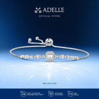 Adelle Jewellery - Reflections Amora Bracelet - Gelang Emas Berlian Wanita - White Gold White Gold