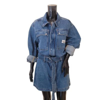 Calvin Klein CK 牛仔兩穿外套/洋裝(牛仔藍)