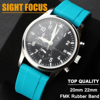 Dây Đeo Đồng Hồ FKM, 20mm và 22mm, Thích Hợp Cho IWC, Breitling, Rolex, Tudor, OMEGA, Longines, Tiss
